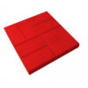 Тротуарная плитка (8 кирпичей) мм Красная