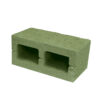 Блок колотый 1-сторонний 390х190х188 мм зеленый